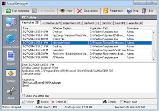 Actual Keylogger v3.2