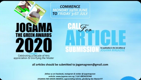 JOGAMA Magazine (3rd Edition): Call for article submission