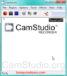 Tampilan CamStudio