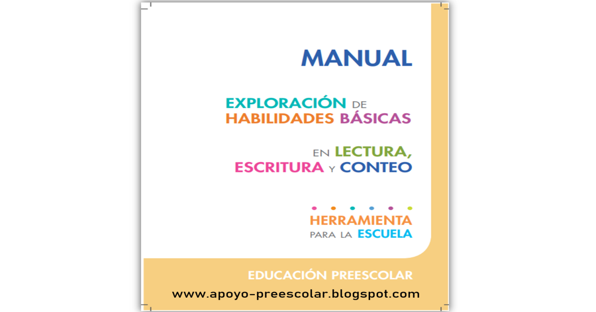 Exploración de habilidades básicas en lectura, escritura y conteo en preescolar