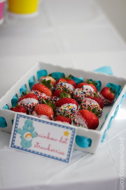 Chocolate covered strawberries with sprinkles