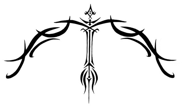 Most Sagittarius tattoos are a variation either on the centaur holding a bow