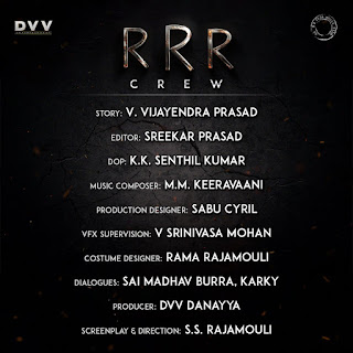 RRR Movie Cast, RRR Movie Crew Members, RRR Cast and Crew Details, RRR Movie Budget, RRR Releasing in how many languages, rrr star casting, rrr cast, rrr movie cast crew updates