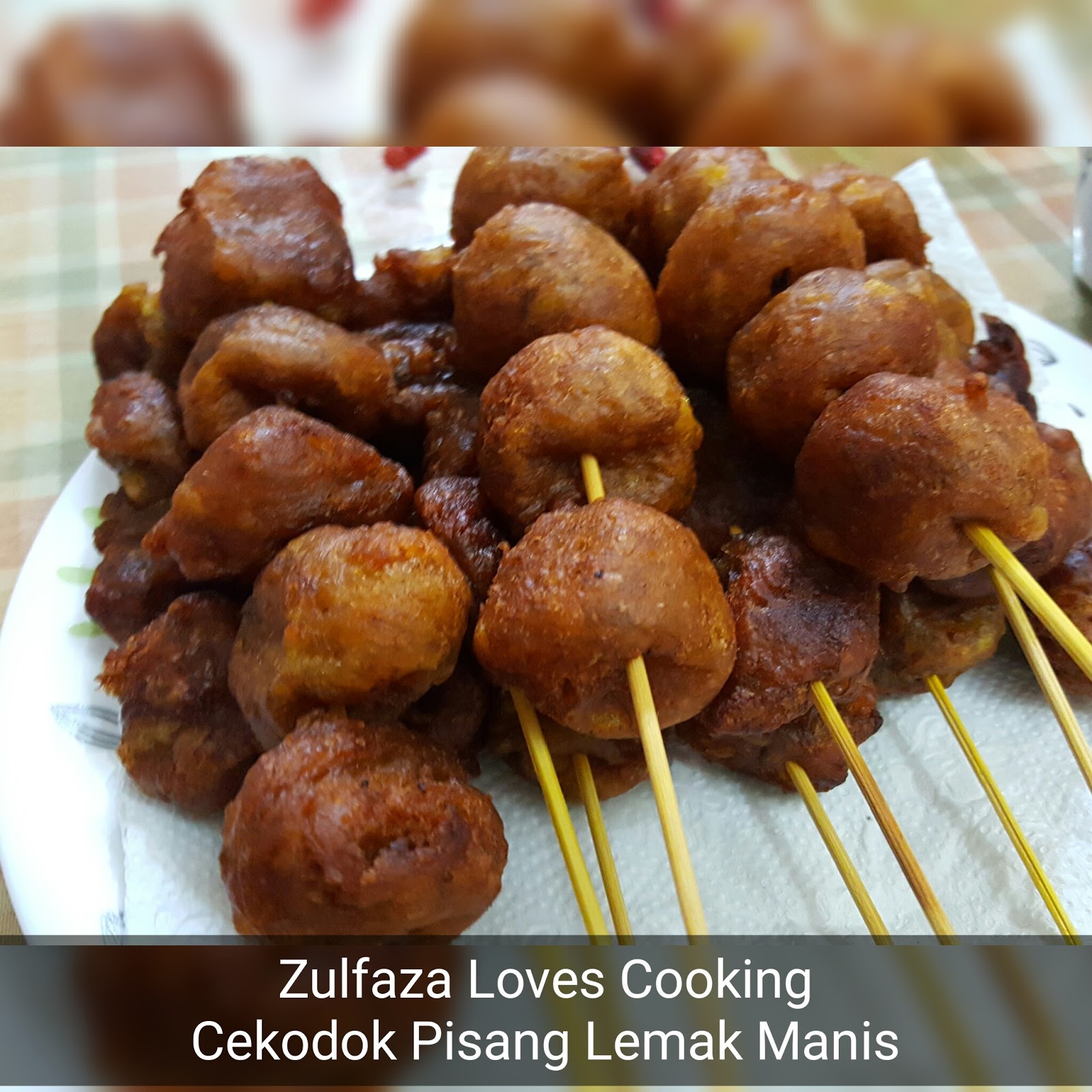 ZULFAZA LOVES COOKING: Cekodok Pisang Lemak Manis