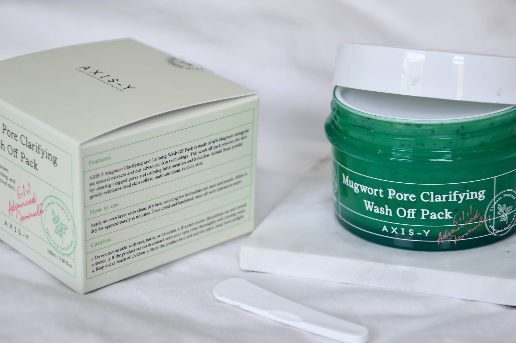 Axis-Y Mugwort Pore Clarifying Wash Off Pack Review