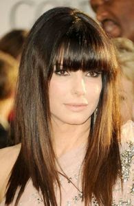 Kumpulan Model Rambut Segi Panjang Layer Sebahu Lurus 