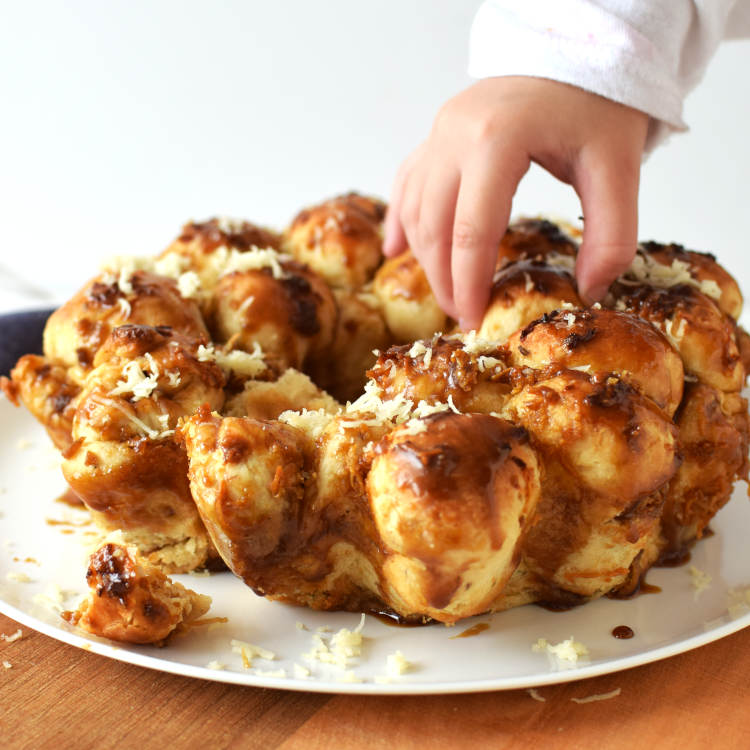 Receta para hacer pan de mono sabor a golfeado