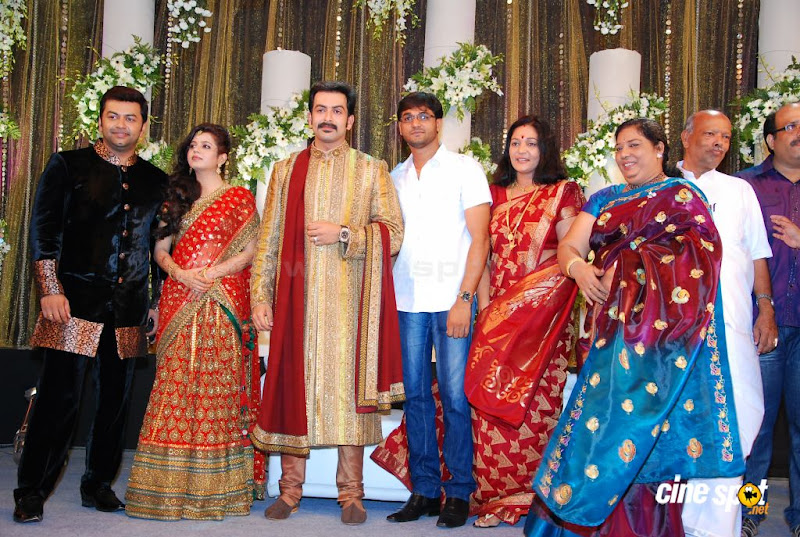 Prithviraj Wedding Reception Photos Stills Images hot images