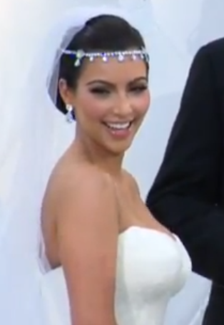 kim kardashian wedding makeup