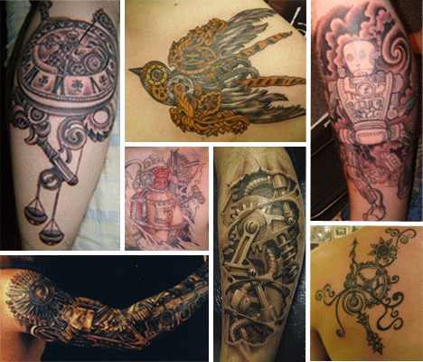 Steampunk Tattoo Designs