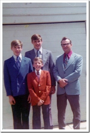 Dad & sons 1974