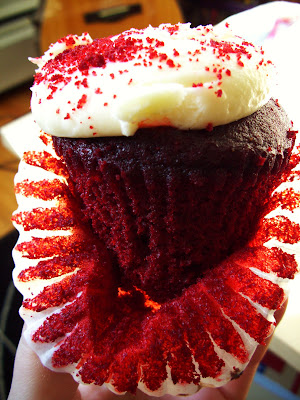 Awesome ruby red of Starbucks Red Velvet Cupcake