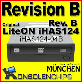 LiteON iHAS124B iHAS124-04B Rev. B | Für XBOX360 c4eva XGD3 BurnerMax Firmware