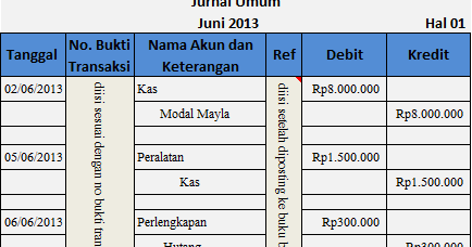 CARA MUDAH MENYUSUN JURNAL UMUM PERUSAHAAN JASA