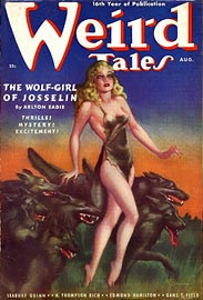 Weird Tales, agosto 1938, copertina