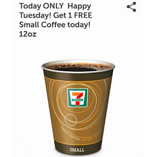 7-Eleven Free Small 12oz Coffee Coupon