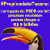 Corrupção do PSDB no Estado: propinas recebidas podem chegar a R$ 9 bilhões