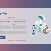 Signup Form Design with HTML & CSS