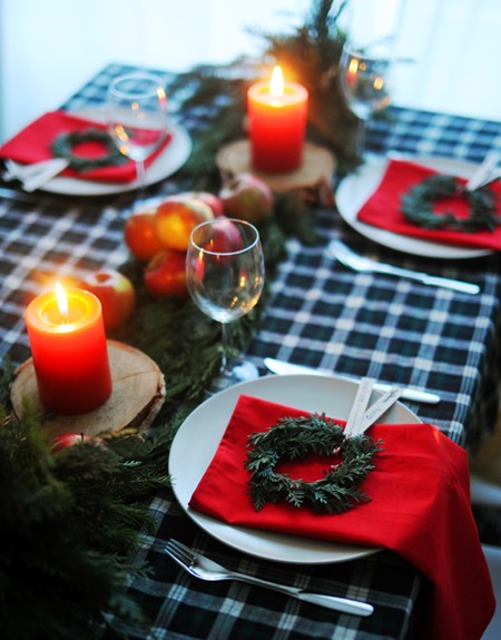 Semplicemente Perfetto Christamas Table Setting 02