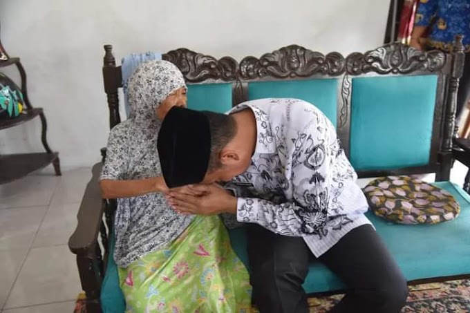 Hari Guru, Wako Genius Umar Kunjungi Guru Yang Pernah Mendidiknya di SMPN 4 Pariaman