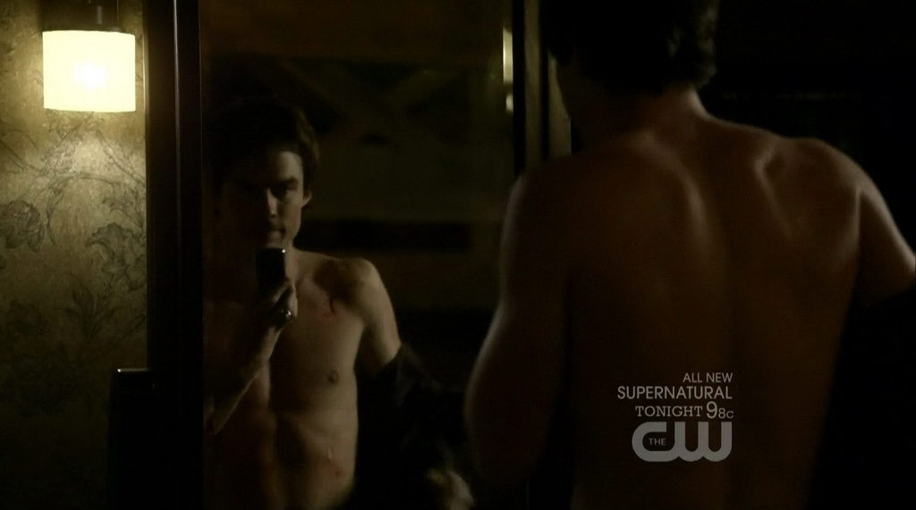 Paul Wesley once again showed us his incredible body