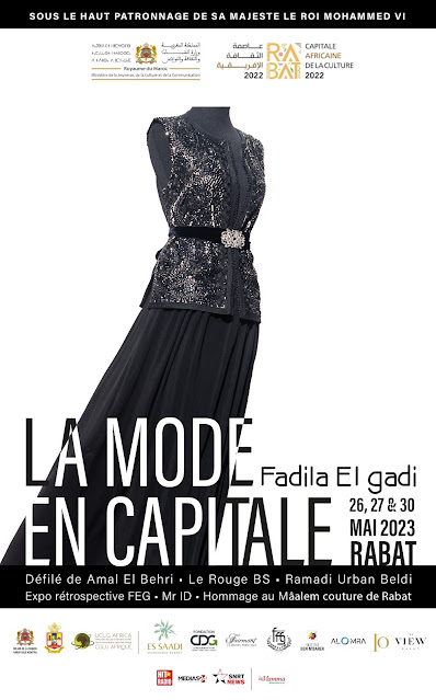 Rabat accueille le premier défilé de l’ambassadrice de la haute couture marocaine, Fadila El gadi, dans les jardins du Chellah