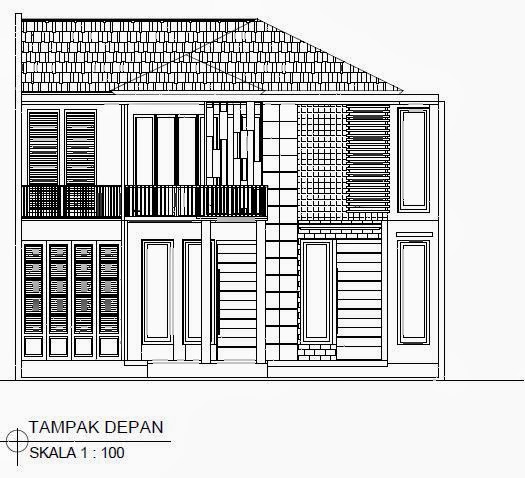 JASA DESAIN RUMAH MURAH: Jasa Desain Gambar Tampak depan 