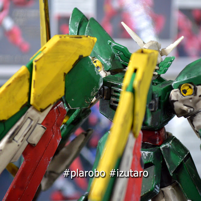 HGBF GUNDAM FENICE RINASCITA weathering by syazrin syauqi