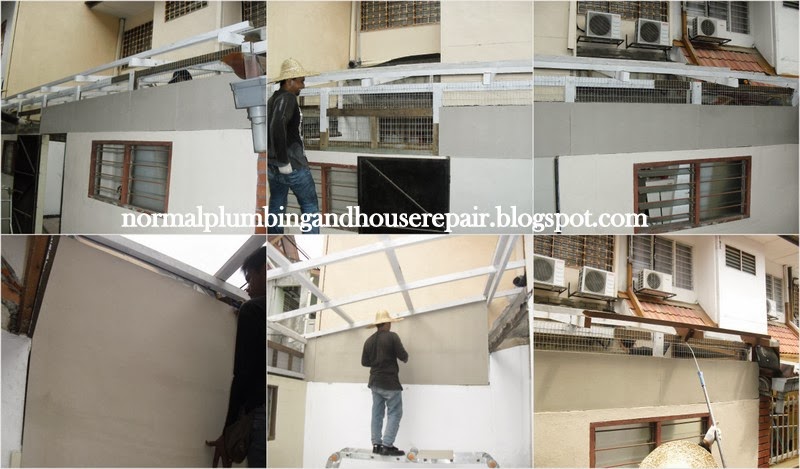 NORMAL PLUMBING MENUKAR ATAP METAL DECK KEPADA ATAP ASBESTOS NORMAL PLUMBING MENUKAR ATAP METAL DECK KEPADA ATAP ASBESTOS