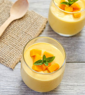 Puding Sutra Susu Mangga