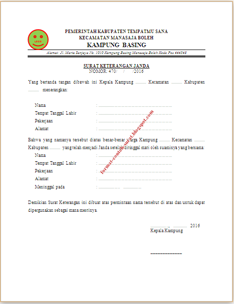 Contoh Surat Keterangan Janda Bahwa benar Surat Pernyataan BEM se-Bogor Raya yang resmi hanya berisi tiga.