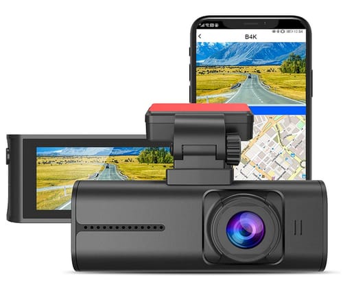 Blueskysea Dash Cam 4k 8MP WiFi Car Dashboard Camera