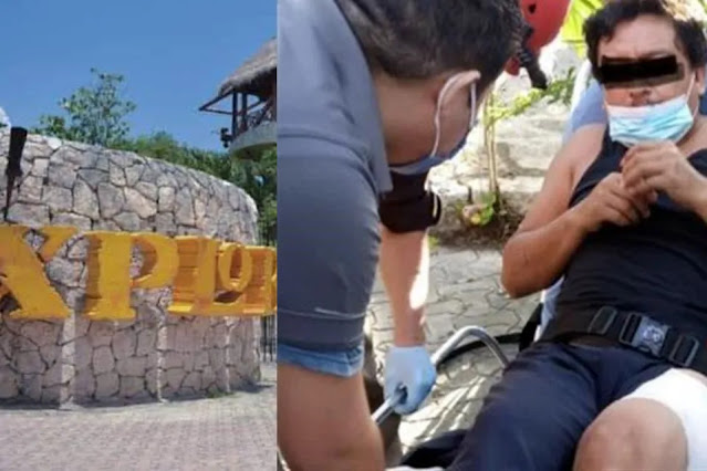 Video; Grupo de Sicarios irrumpe en parque acuático Xplor de Grupo Xcaret en Playa del Carmen y matan a un turista