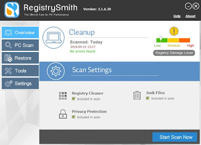 Free download Registry Smith 2.1.6.30 Full Patch