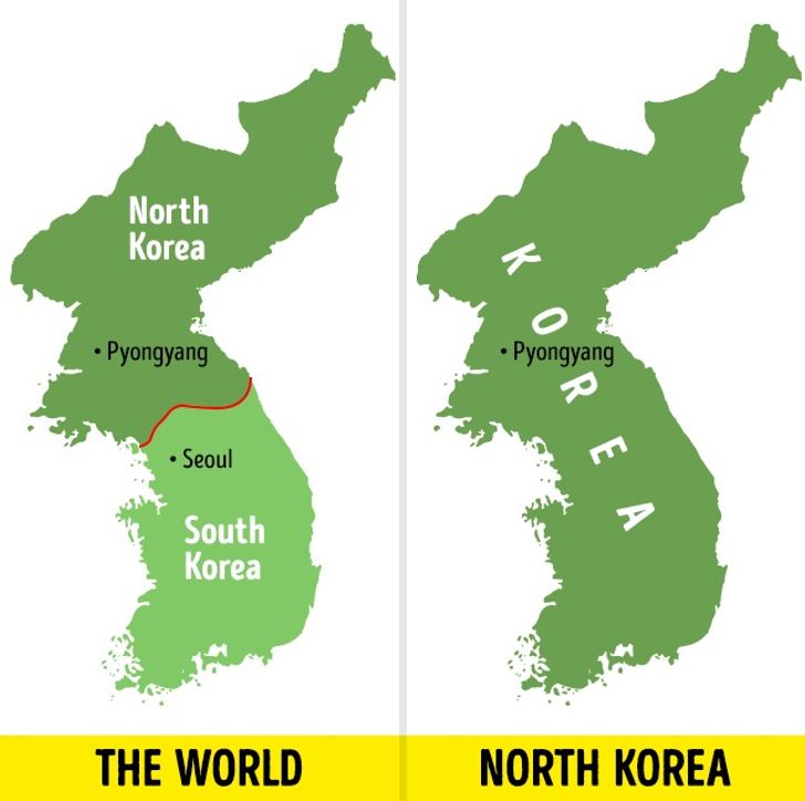 North Korea map