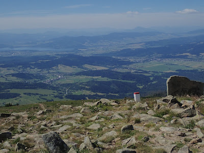 Babia Góra; szlak z Przełęczy Krowiarki i ze Stańcowej, Babia Góra w lipcu