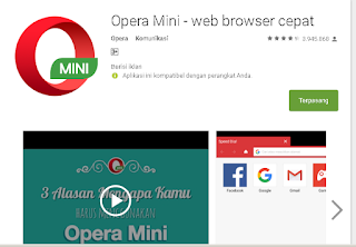 Tips Dan Trick operamini Telkomsel