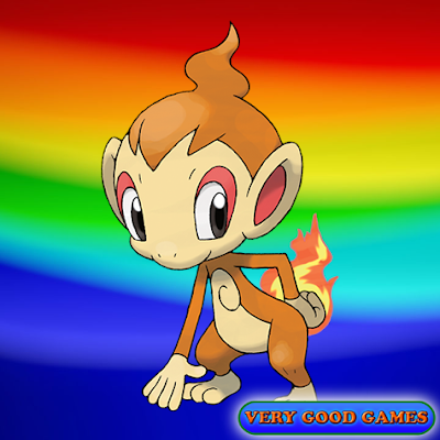 Chimchar Pokemon - creatures of the fourth Generation, Gen IV in the mobile game Pokemon Go