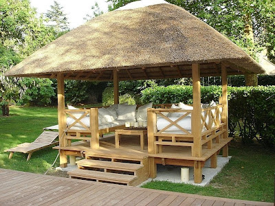 Contoh Gazebo Taman 