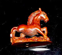 Caballo Galopando. Netsuke Arte Japones