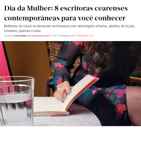 Dia da Mulher: trabalho de Rosa Morena é pauta no jornal Diário do Nordeste