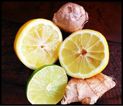 Lemon, Lime, & Ginger - The flavoring for our favorite second ferment of kombucha.