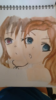 dibujo, watercolor, donuth life, yuri, carmen, draw, donuth, channel, 