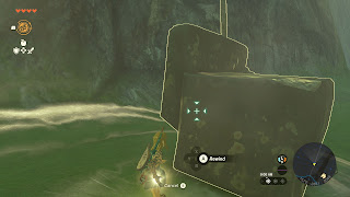 Link using Recall on a fallen rock