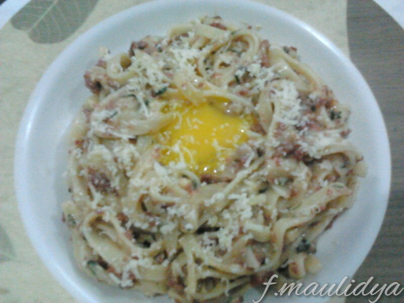 Fettuccine Carbonara  icipicip