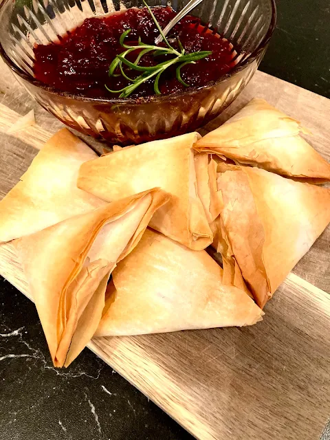 Cranberry and Brie Phyllo Pastries, Lauren@mizhelenscountrycottage