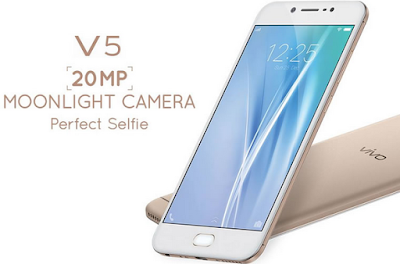 spesifik: Vivo V5 & V5 Ditambah spesifikasi layar 20MP kamera depan dengan Moonlight flash