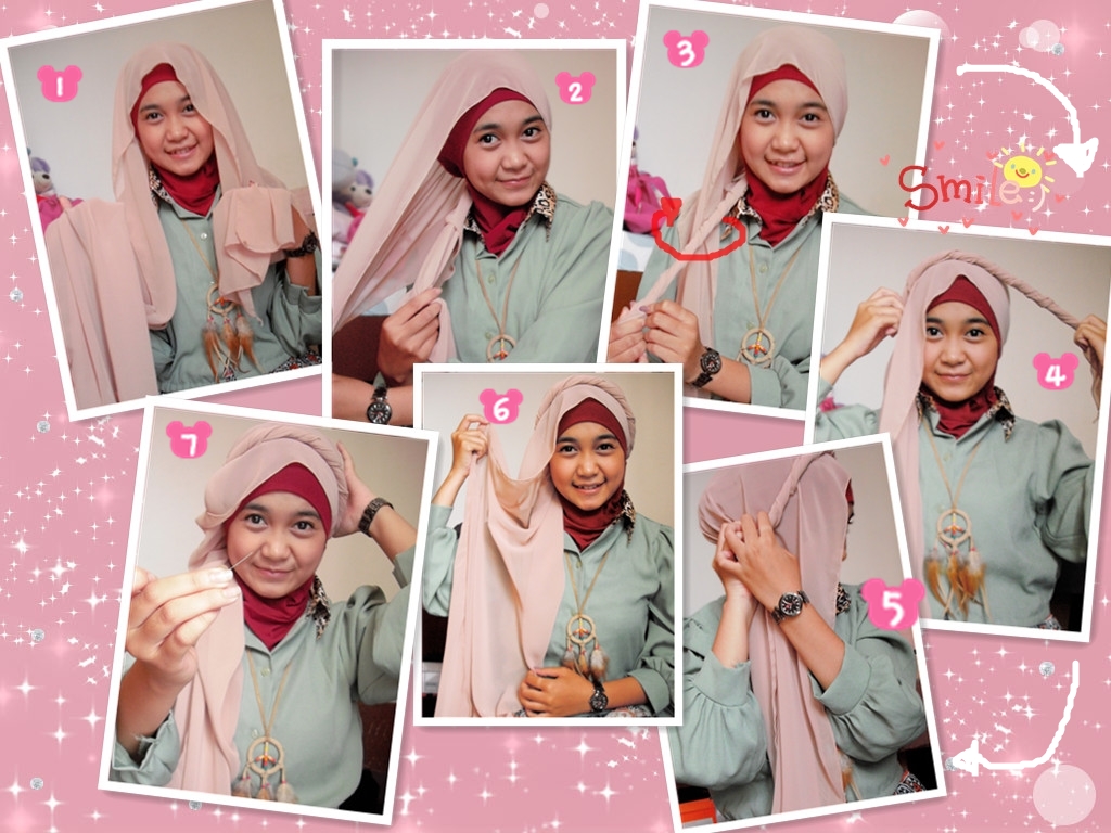 22 Gambar Terupdate Tutorial Hijab Indonesia Pashmina Umama Untuk Kalian