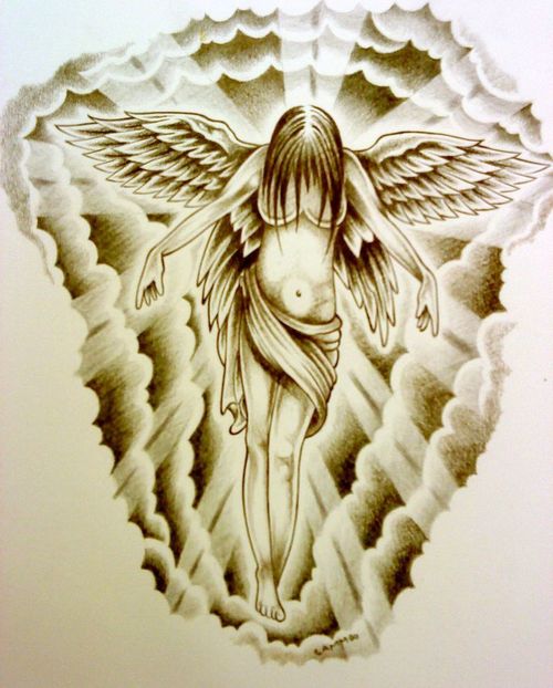 Diverse Kinds of Angel tattoo designs Angel tattoos might be finetuned and