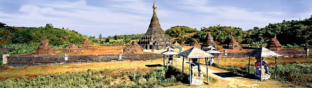 Sakya Manaung Pagoda Mrauk U Rakhine Myanmar